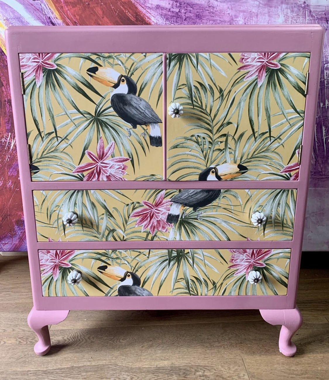 Tropical Toucan Chest of Drawers